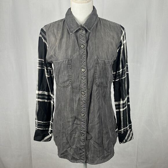 Rails Harper Plaid Flannel Button Down. - Picture 2 of 6